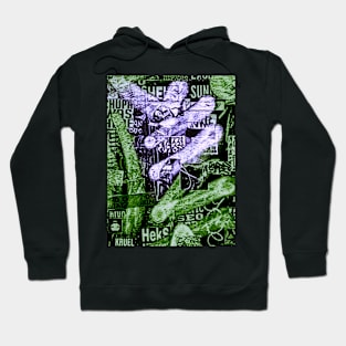 Urban Graffiti NYC Green Street Art Hoodie